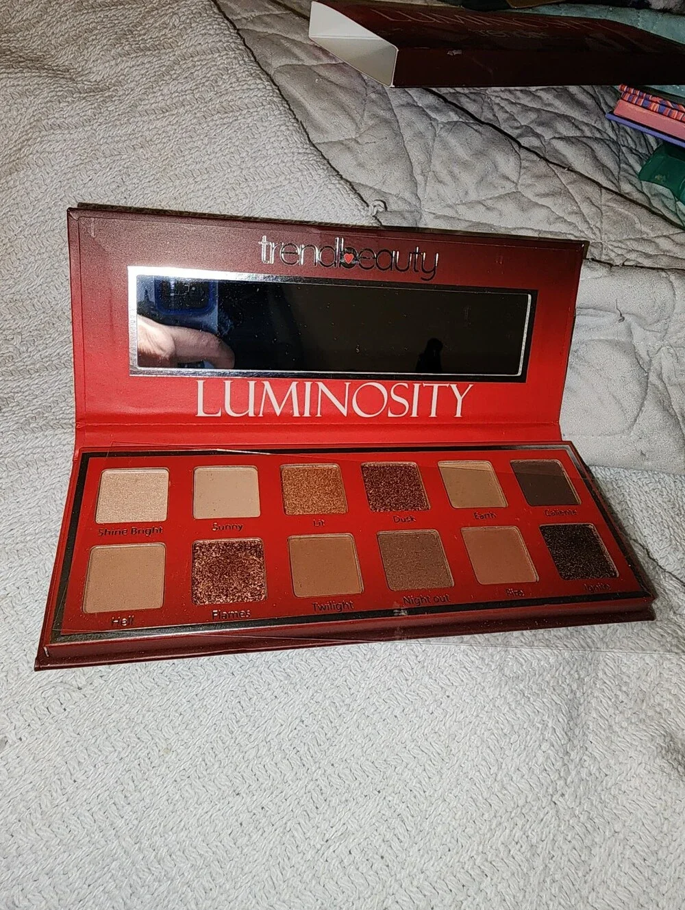Trend Beauty Luminosity Eyeshadow Palette - Warm Brown & Copper Shades